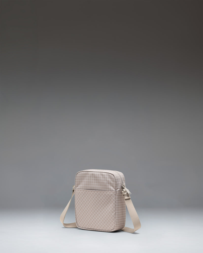 Herschel Supply Co. Heritage Crossbody bag in Grid - London Fog colorway.