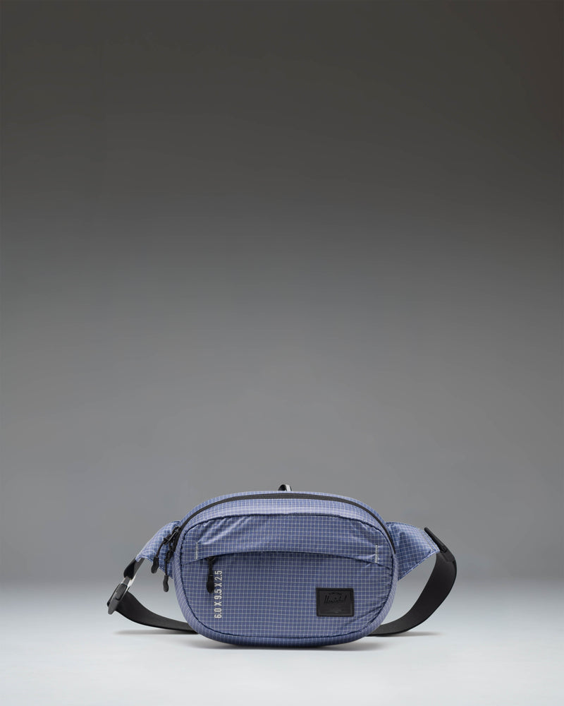 Herschel Supply Co. Ultralight Hip Pack 2L in Heron and Black.