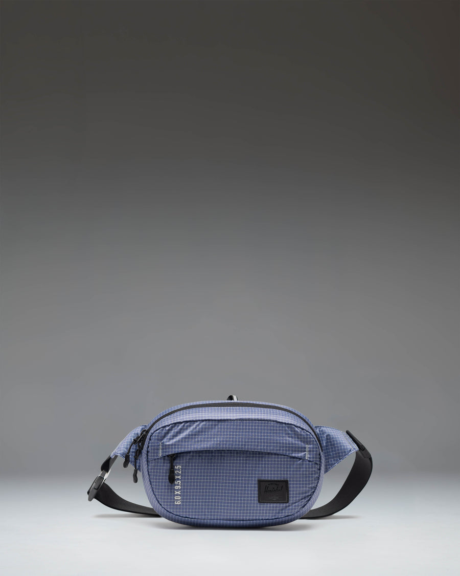 Herschel Supply Co. Ultralight Hip Pack 2L in Heron and Black.