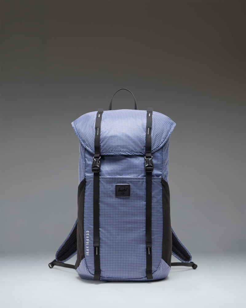 Herschel Supply Co. Ultralight Backpack 22 L in Heron/Black, showing the modern design and dual-tone colorway.