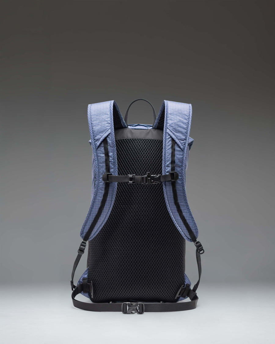 Herschel Supply Co. Ultralight Backpack 22 L in Heron/Black shown from the front highlighting its lightweight design and dual-tone colorway.