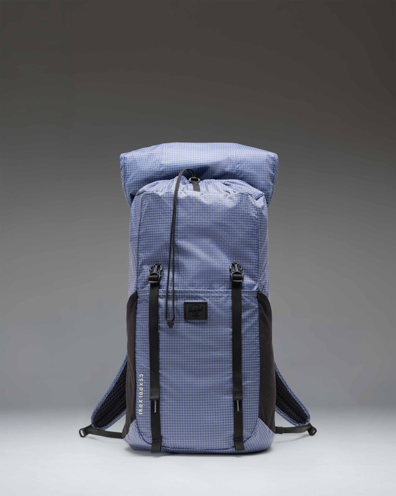 Herschel Supply Co. Ultralight Backpack 22 L in Heron/Black, showing the lightweight design and modern colorway.