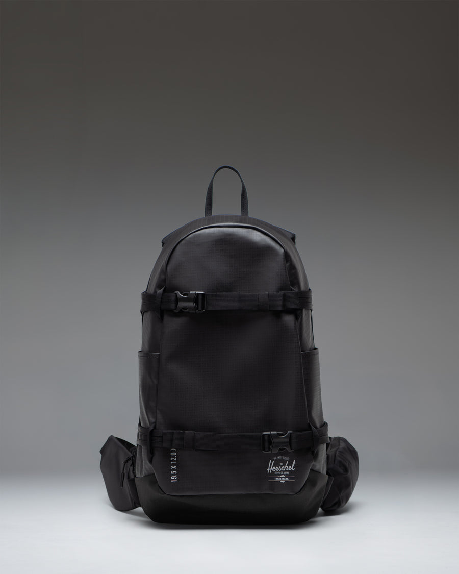 Herschel Supply Co. All Season Resort Backpack 14L in Black, showcasing a clean, minimalist front view.