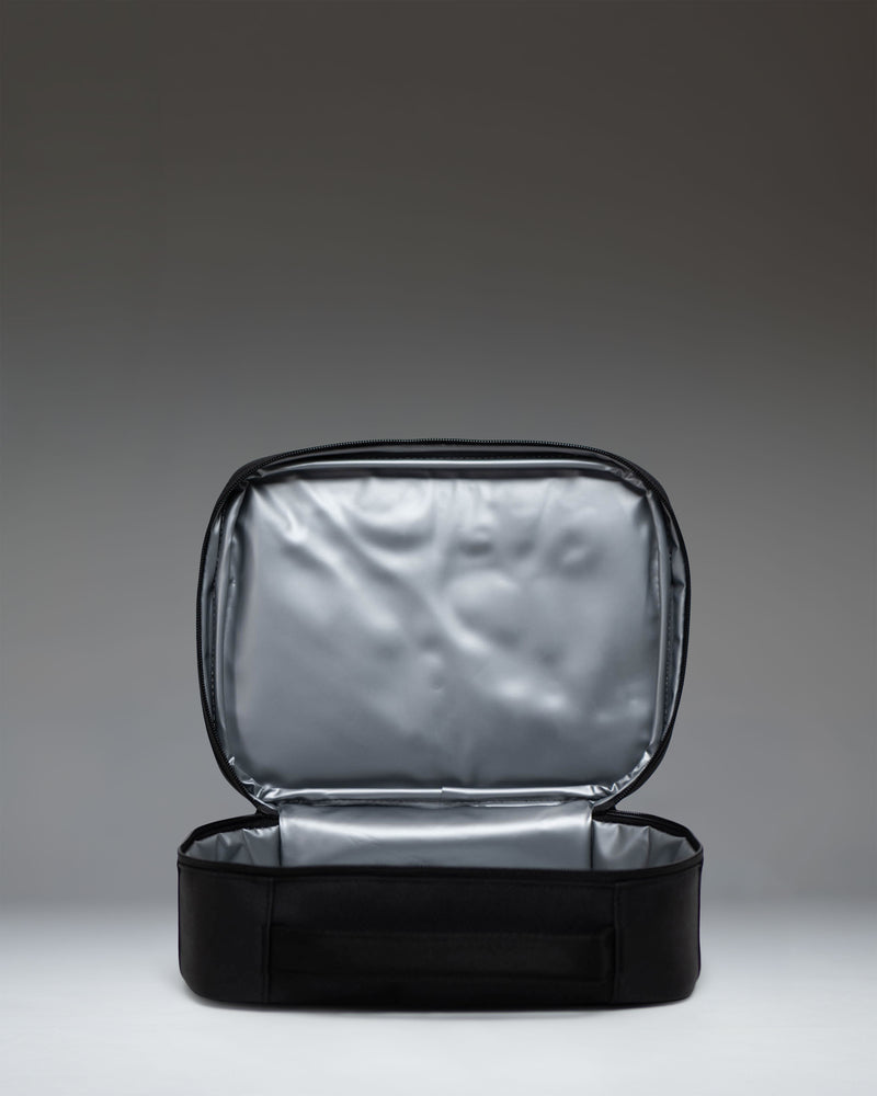 Herschel Supply Co. Pop Quiz Lunch Box in Black Tonal colorway.