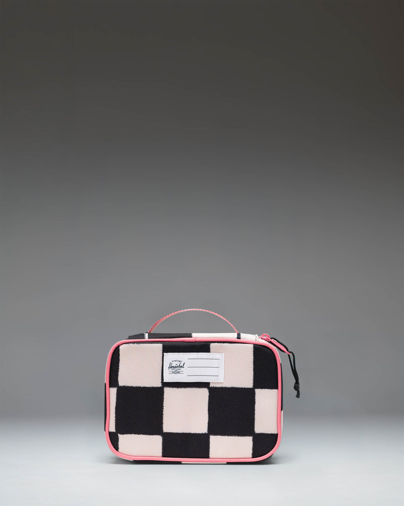 Herschel Heritage Pencil Case Little Herschel in Check This Confetti, a colorful speckled pattern on a white background.