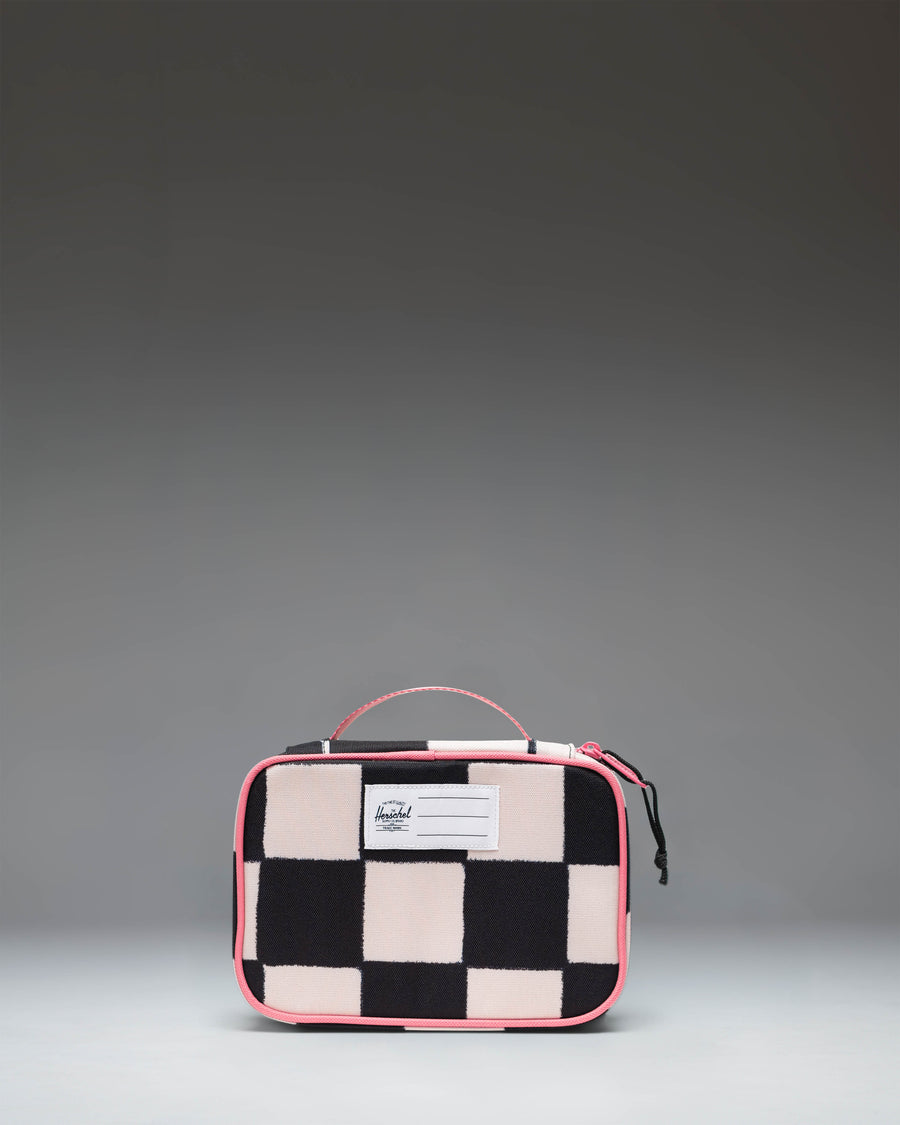 Herschel Heritage Pencil Case Little Herschel in Check This Confetti, a colorful speckled pattern on a white background.