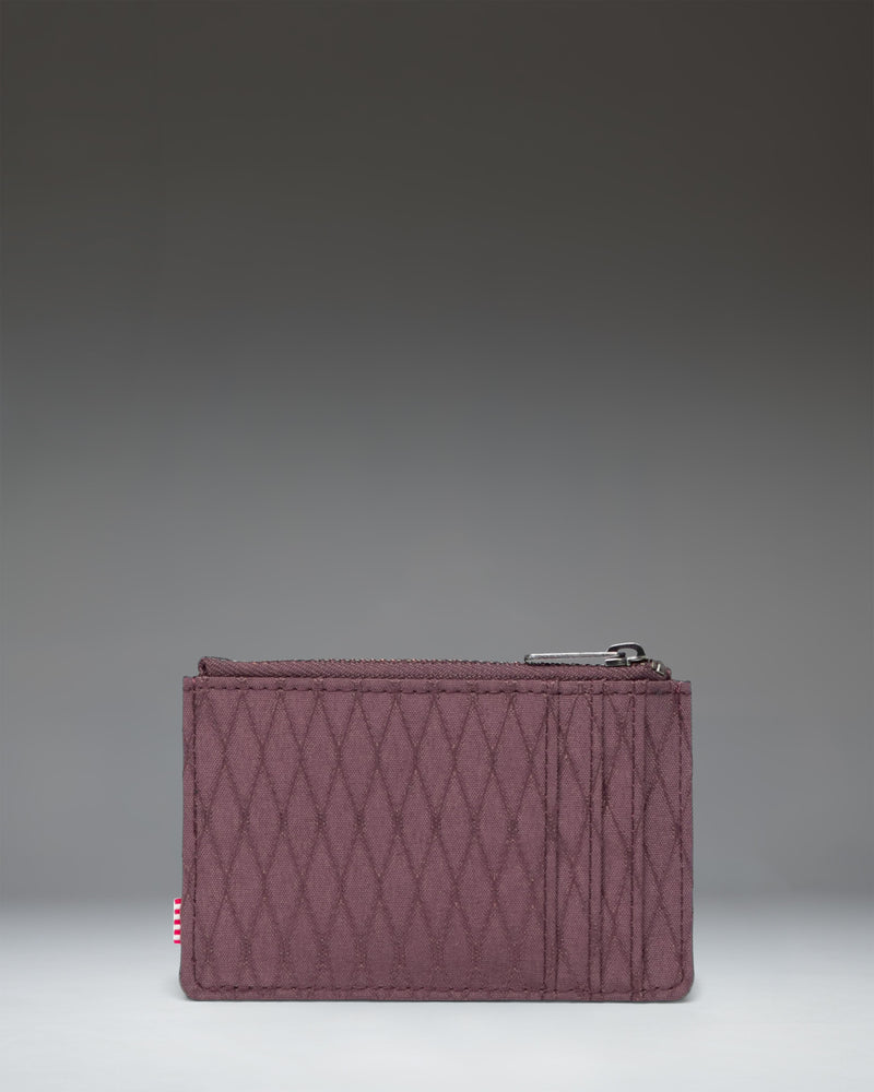 Herschel Supply Co. Oscar Cardholder in Huckleberry Diamond color.