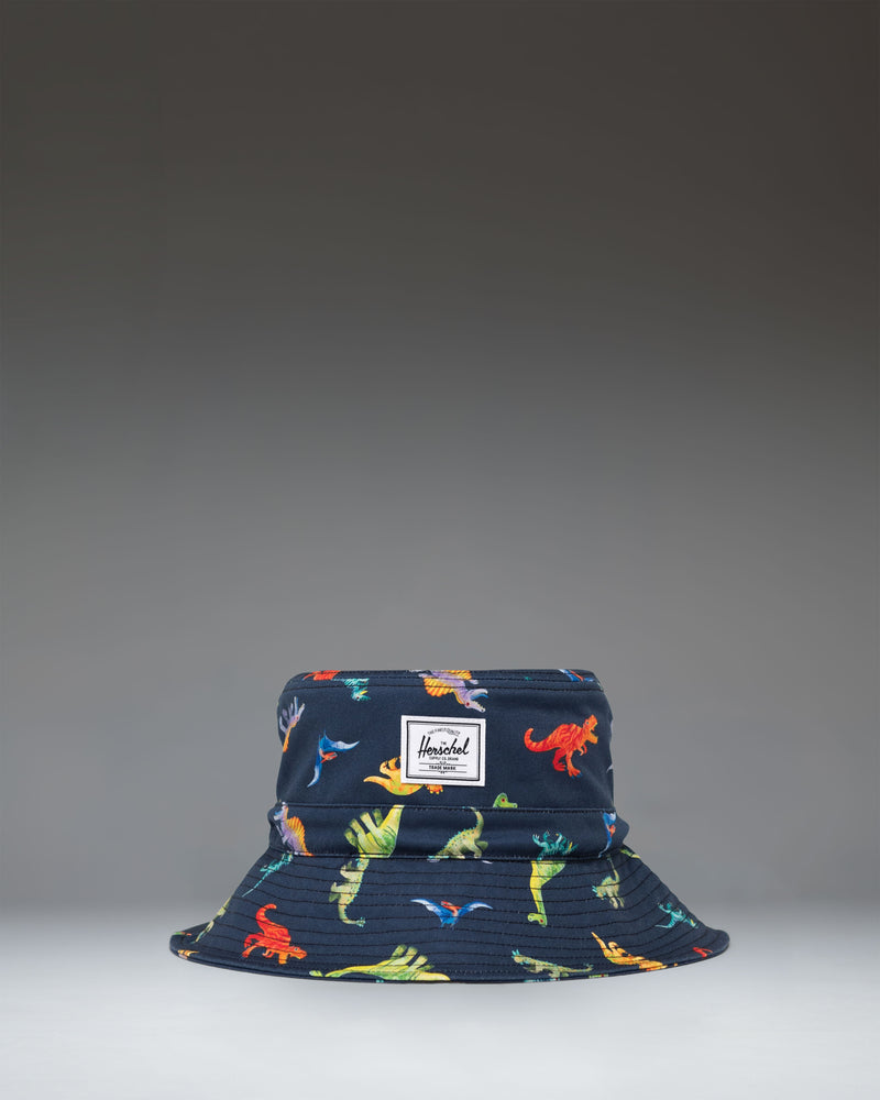 Toddler Bucket Hat size guide chart. Fits ages 2-4 years, head circumference 19.5-20.5 inches.