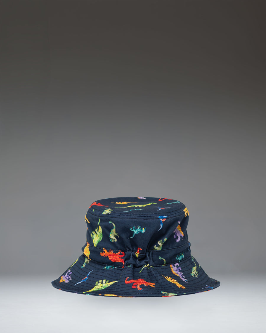 Toddler Bucket Hat in Water Colour Dinosaurs Darkest Navy print by Herschel Supply Co.