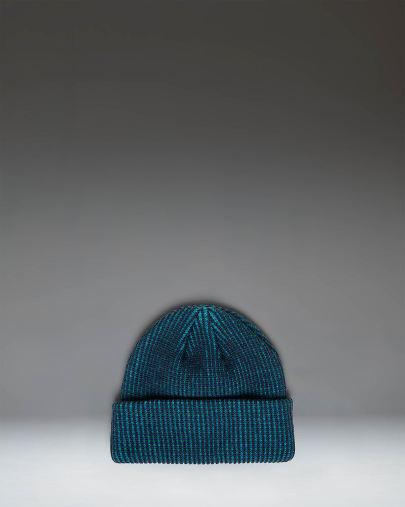 Herschel Rowan Plaited Beanie in Darkest Navy Plaited.