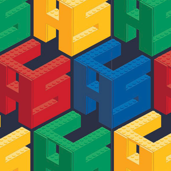 HSC LEGO® Monogram Multicolour