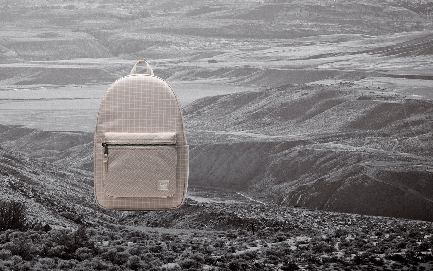 Herschel Supply Co. Settlement Backpack in Grid - London Fog.