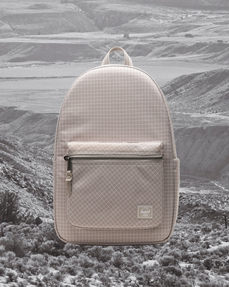 Herschel Supply Co. Settlement Backpack in Grid - London Fog.