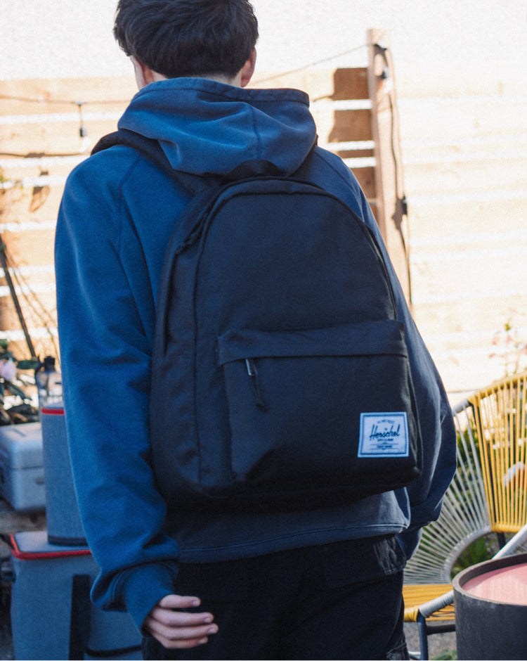 herschel backpack buy online canada Heritage Youth Backpack-Dark Sea/Saddle Brown access space for smaller items like your phone or keys Herschel Little America Backpack