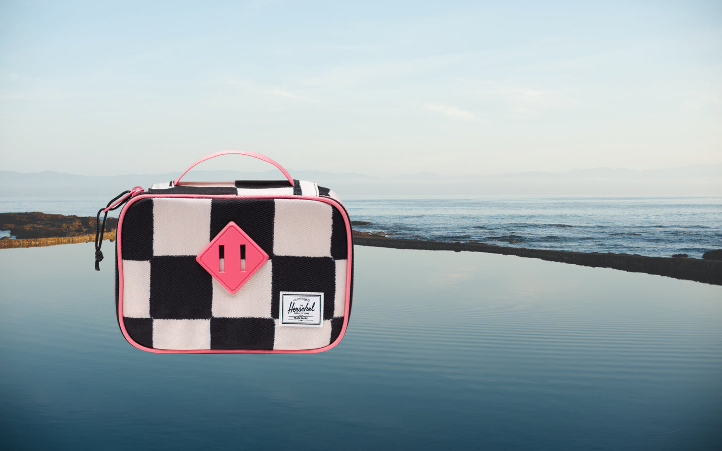 Herschel Heritage Pencil Case Little Herschel in Check This Confetti colorway, featuring a colorful speckled design.