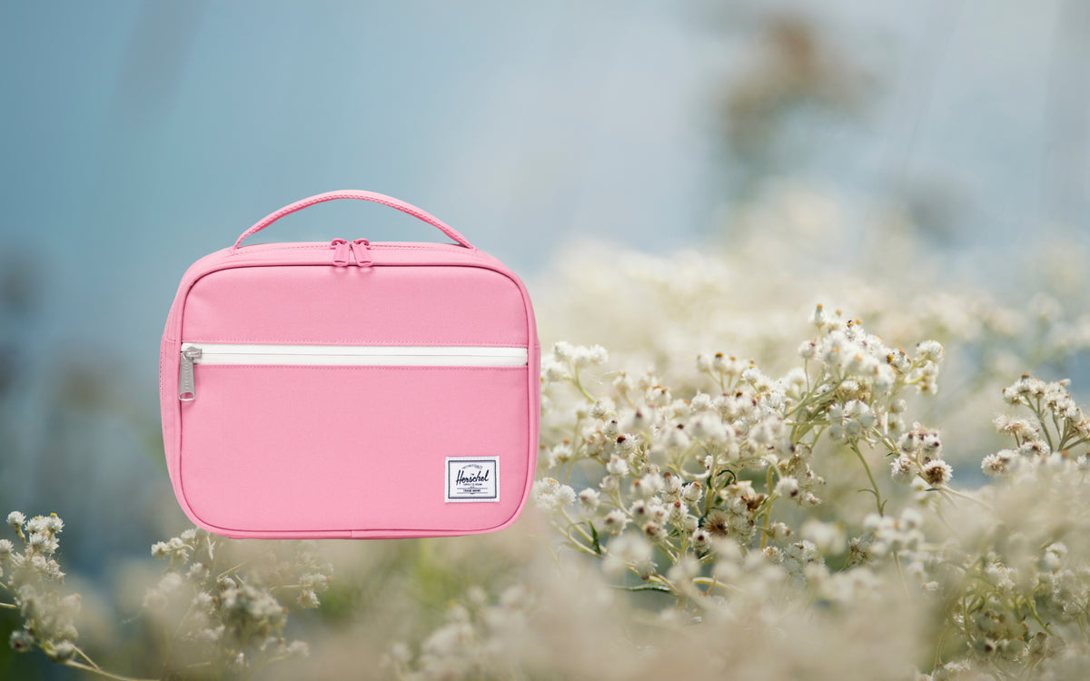 Herschel Supply Co. Pop Quiz Lunch Box Little Herschel in Cashmere Rose pink.