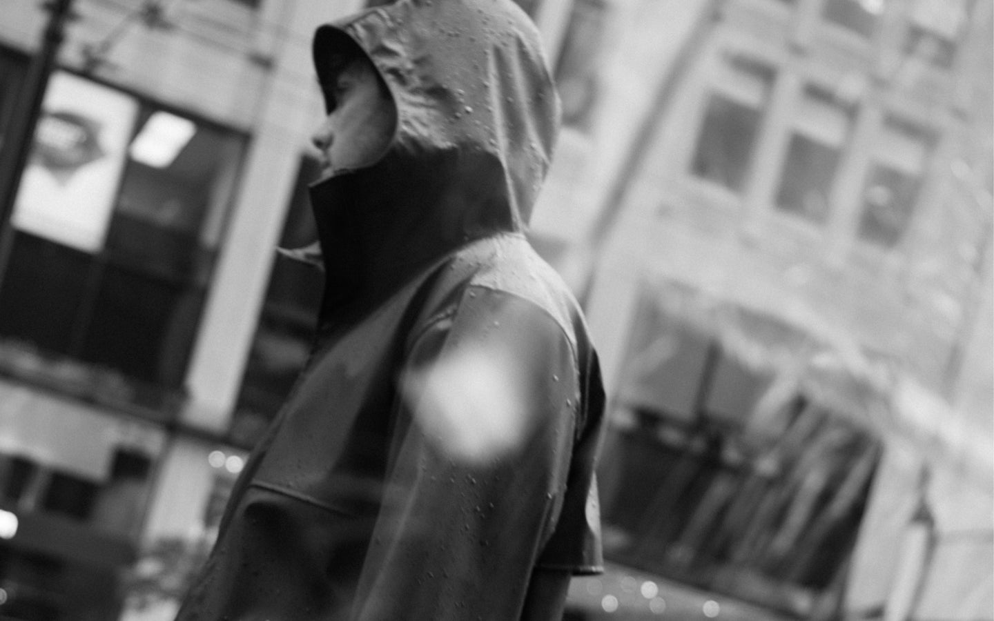 Long Classic Rain Jacket Men's