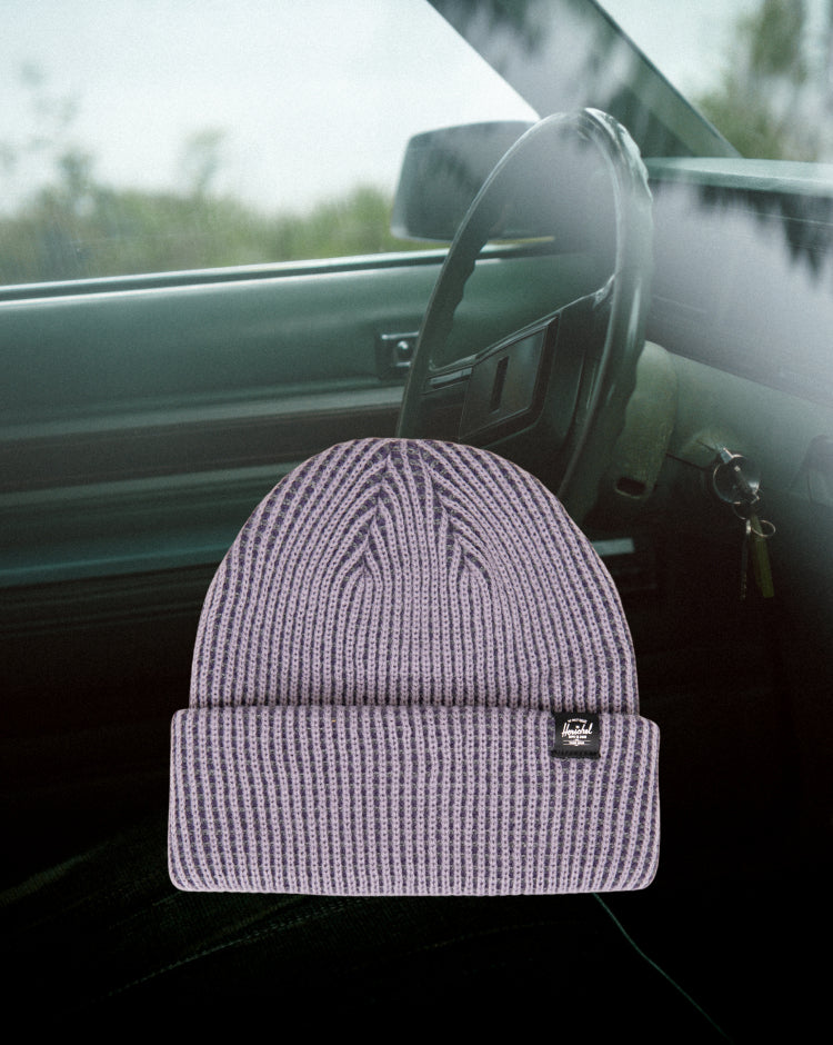 Herschel Supply Co Rowan Plaited Beanie in Dusk Plaited.