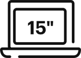 15 inch laptop sleev feature icon