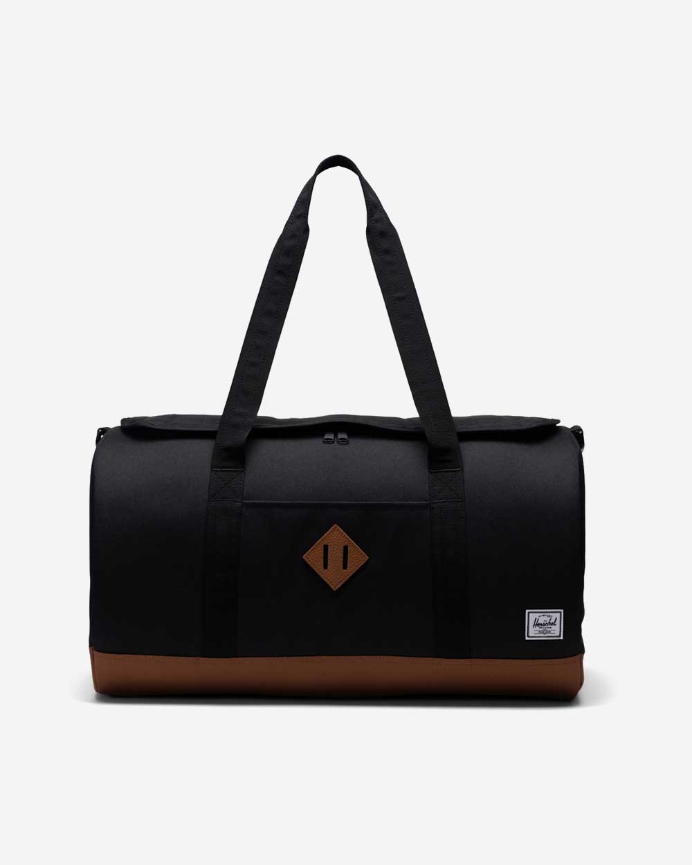 Image of a black herschel heritage duffle