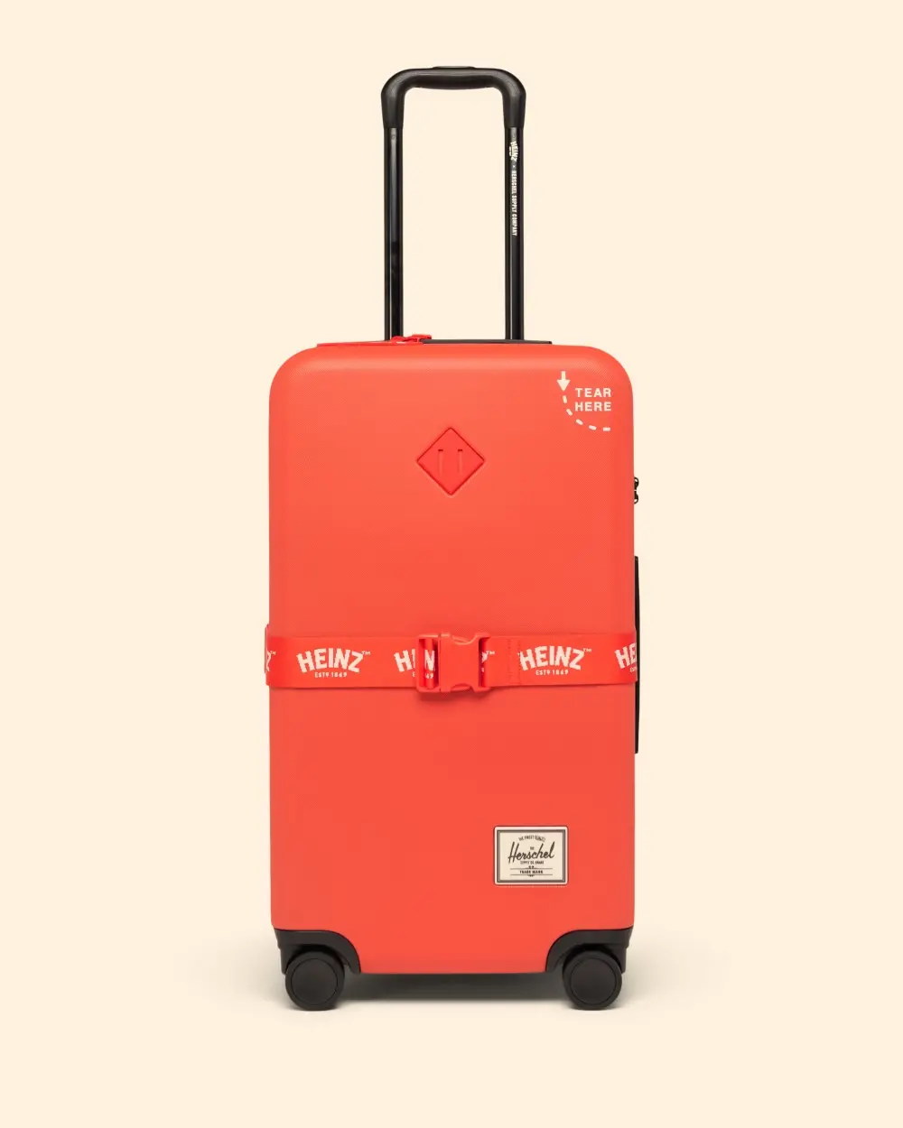 An image of the Heinz® x Herschel Supply Heritage Hardshell Medium in Heinz® Red.