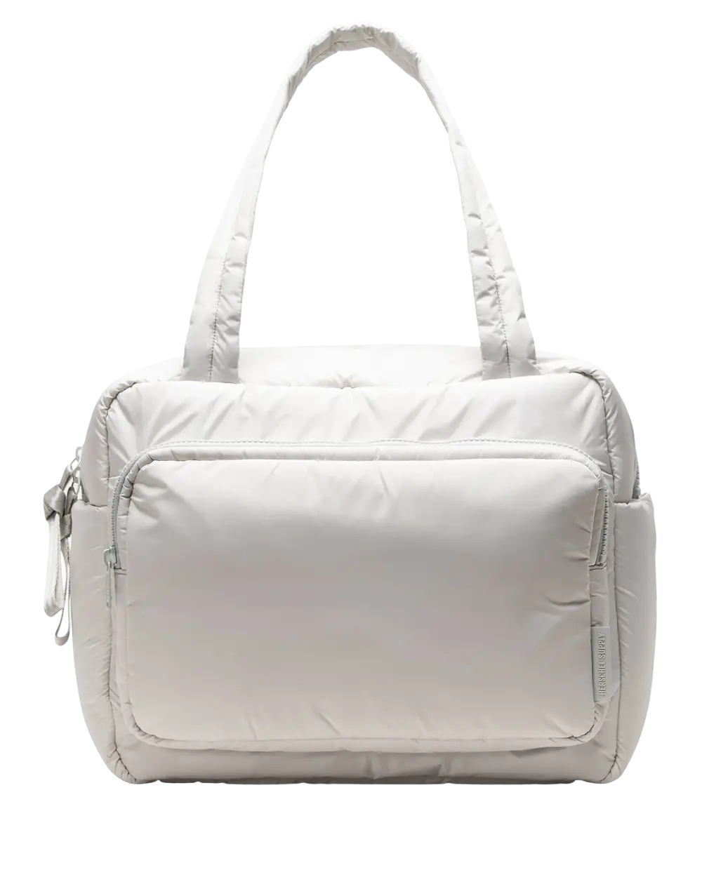 A product shot of the Herschel Supply Cloudform Duffle in Metal