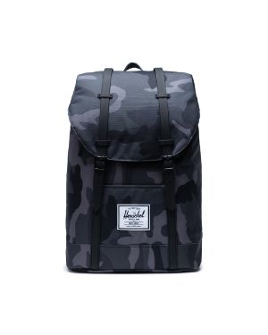 herschel black camo backpack