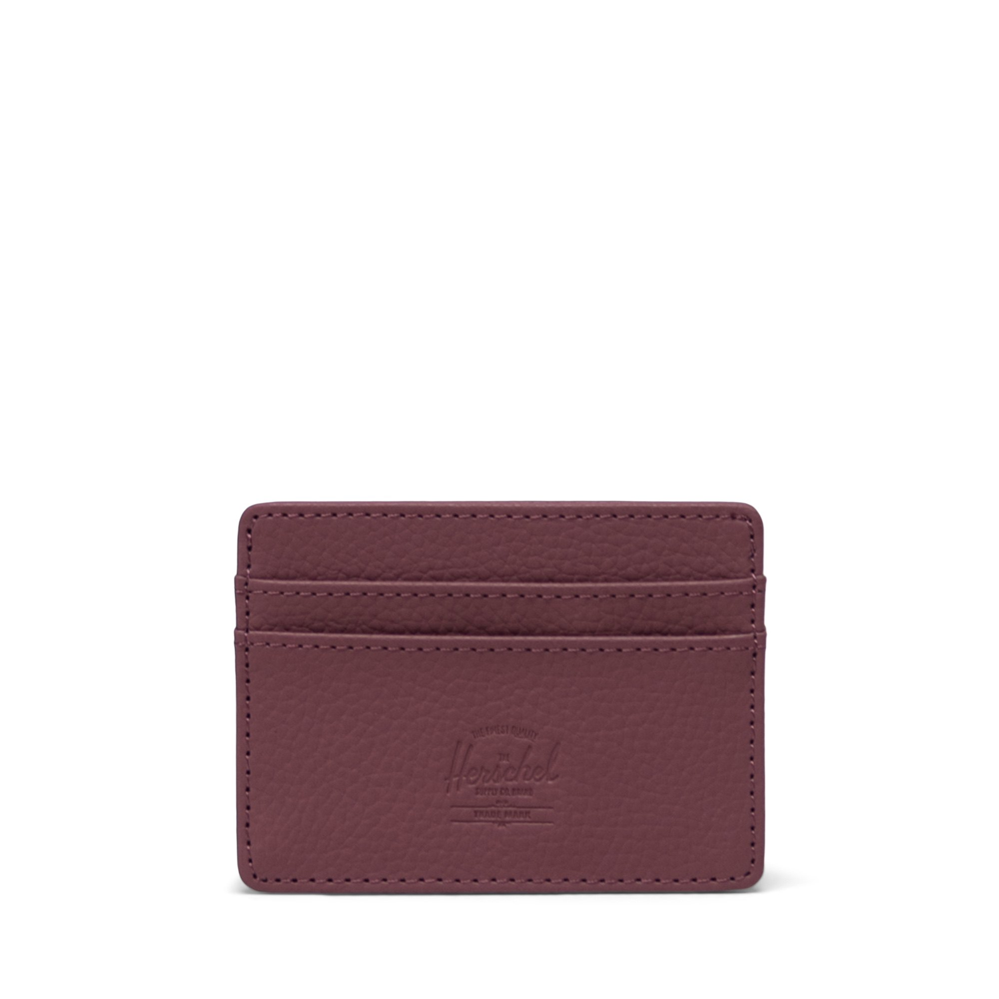 NWT All Saints Callie Cardholder Genuine store Leather Card Wallet Burgundy Red Preppy