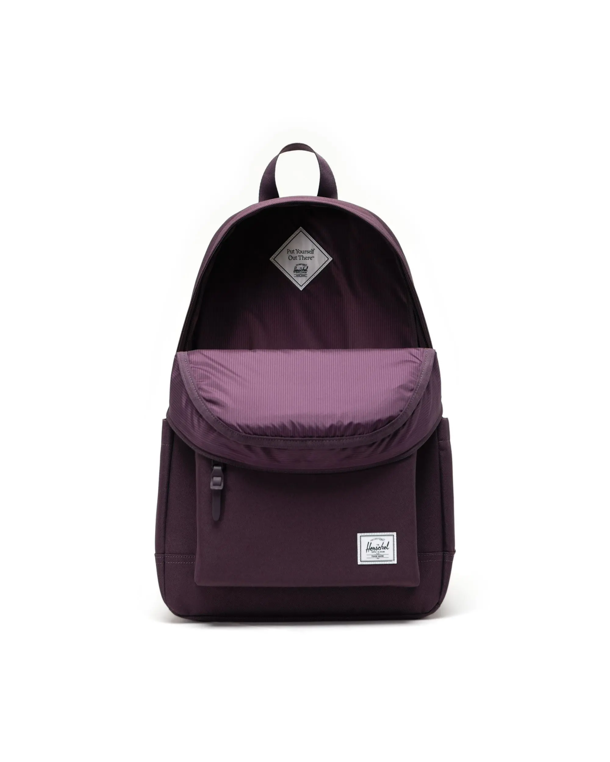 Selling Herschel 21L Heritage Raven Crosshatch Backpack w/ Black Pocket