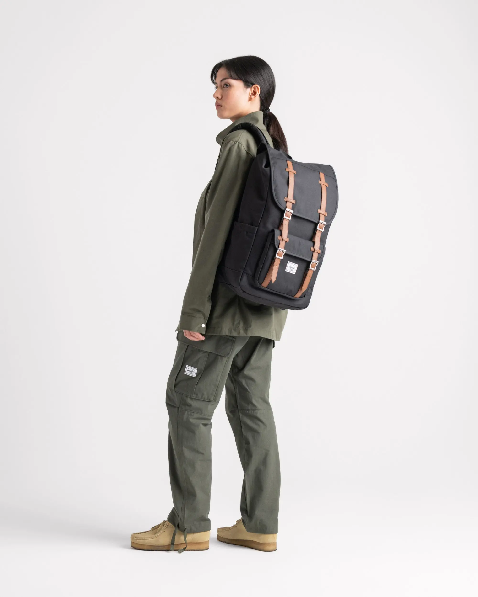 Herschel backpack with bottle holder online