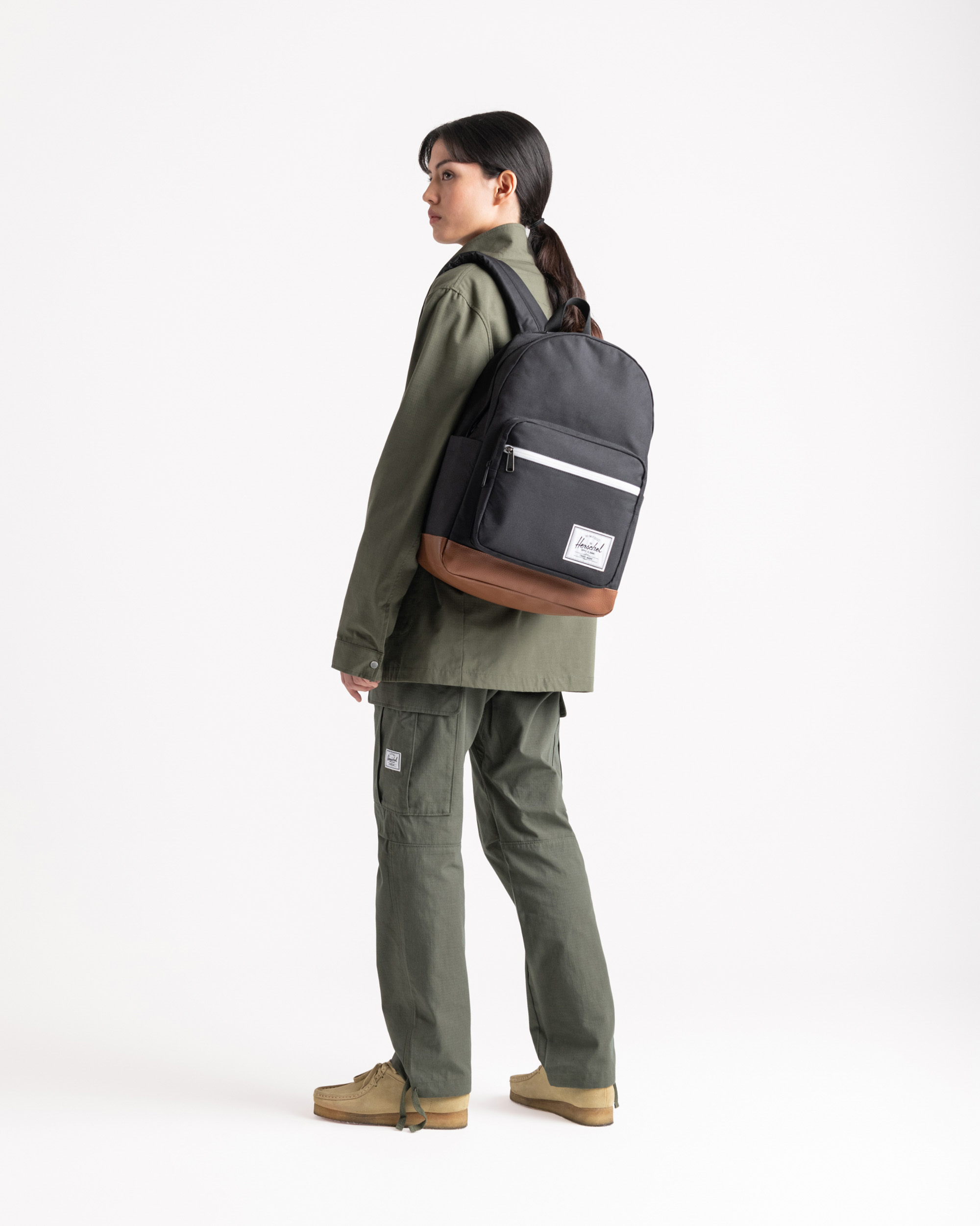 Herschel pop quiz backpack grey outlet