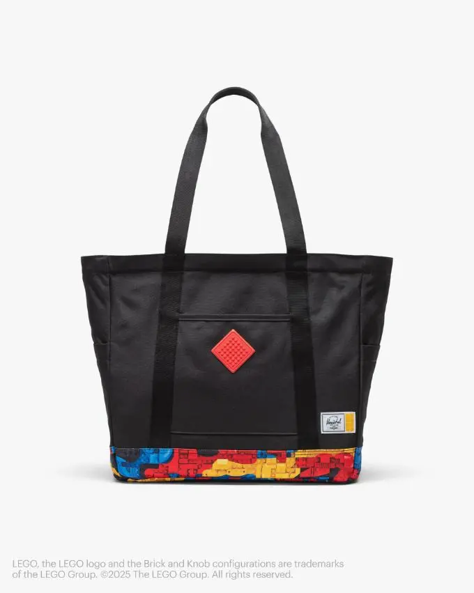 トートバッグ ROCKCAKE Square Logo Satchel Bag Black RC24BAG00400 トートバッグ ROCKCAKE Square Logo Satchel Bag Black