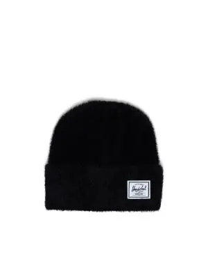 Polson Faux Mohair Beanie - Black