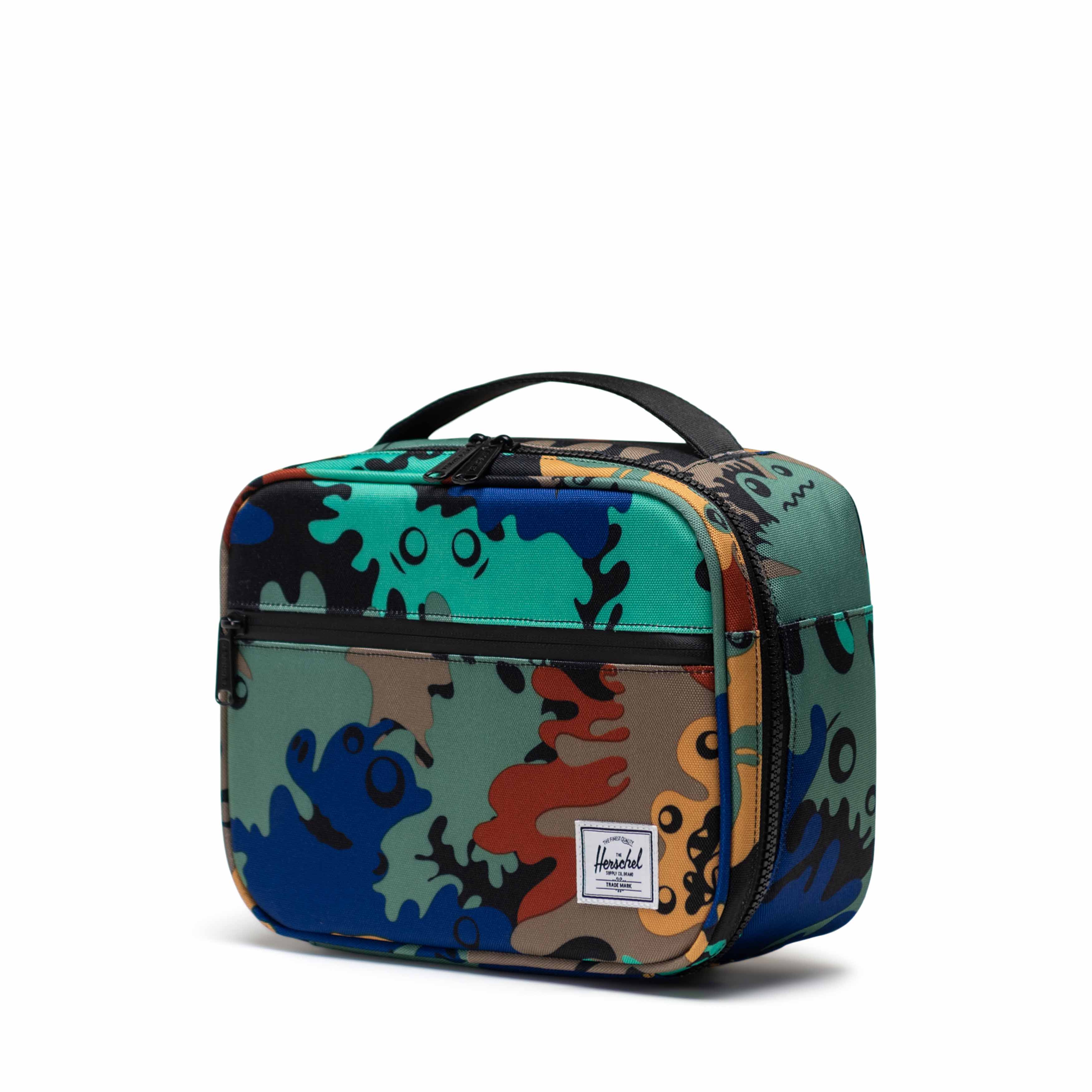 POP QUIZ LUNCH BOX LITTLE HERSCHEL IN PAPER FLOWERS FADED DENIM - Bellaboo