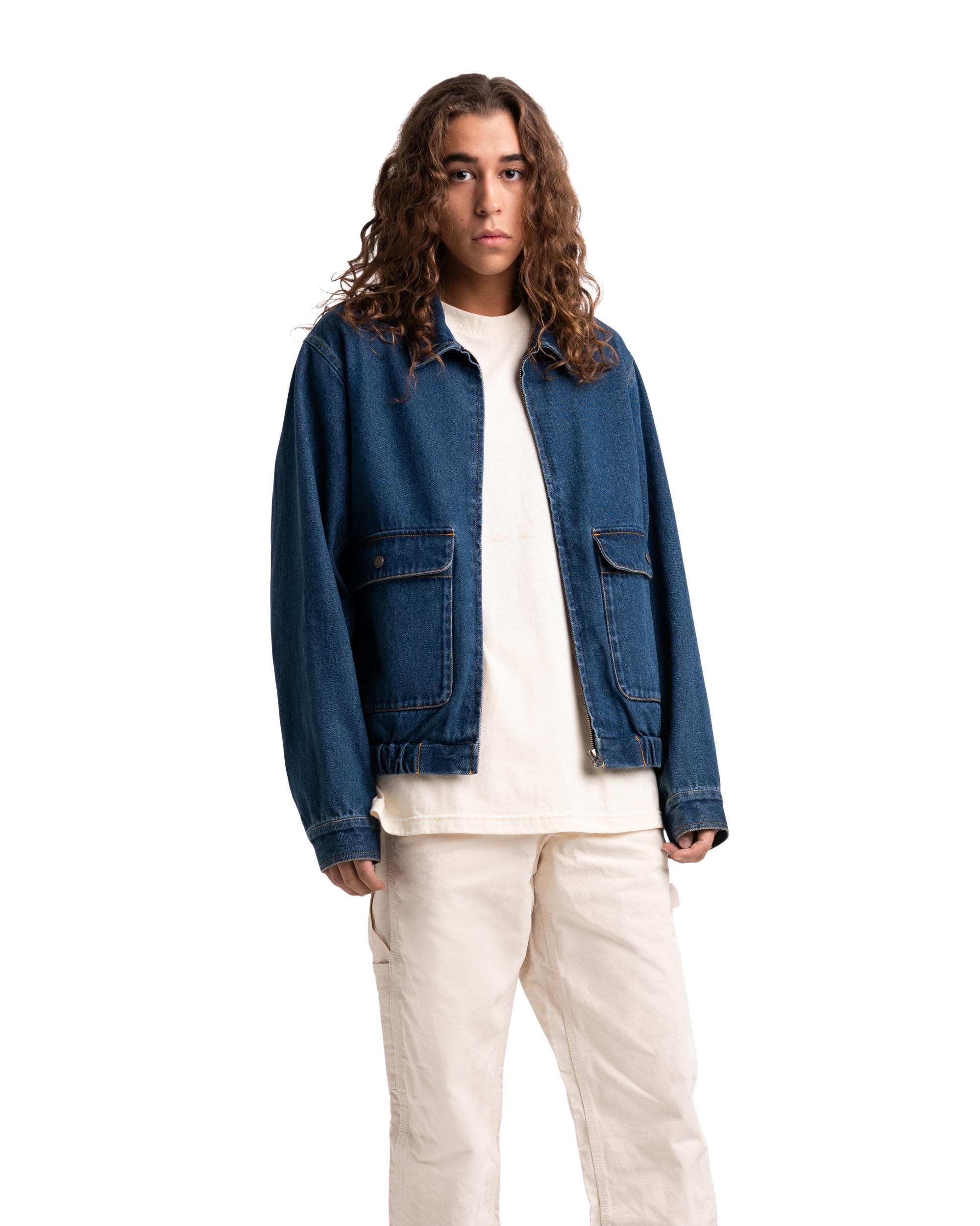 jeans bomber jacket