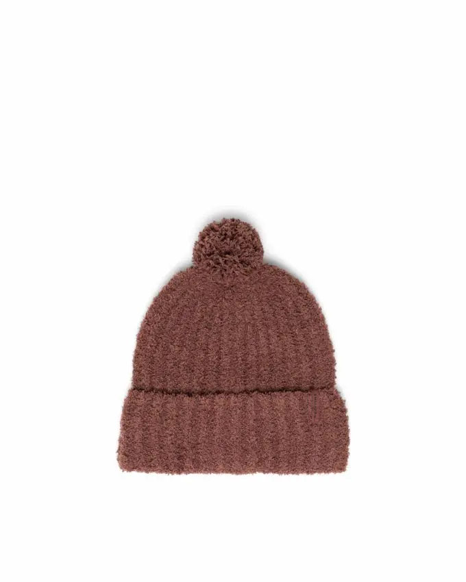 Boucle Pom Solid Beanie