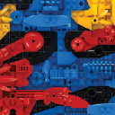 Étui à crayons de règlement LEGO® Little Herschel - 1L - Briques de chasse au trésor